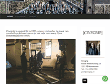 Tablet Screenshot of cinegrip.nl